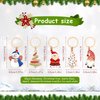 30Pcs Christmas Keychain Bulk Christmas Party Favors Christmas Keychain Santa Claus Keychain Christmas Winter Party Supplies Christmas Gifts Keychains for Students Christmas Classroom Favors