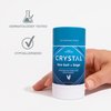 Crystal Magnesium Solid Stick Natural Deodorant, Non-Irritating Aluminum Free Deodorant for Men or Women, Safely and Effectively Fights Odor, Baking Soda Free, Sea Salt + Sage, 2.5 oz