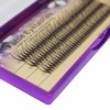 Scala 120Ppcs Fish Tail False Lashes 0.07 Thickness 20 Roots Hair C curl Eyelash Extension Strip False Eyelashes Makeup Individual Lashes (12mm)