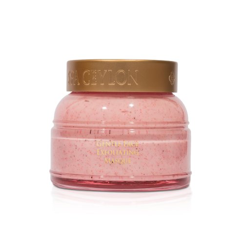 SPA CEYLON Lotus & Rambutan Gentle Face Exfoliating Masque | For Sensitive Skin | Soothing, Vitamin B12 | 100g