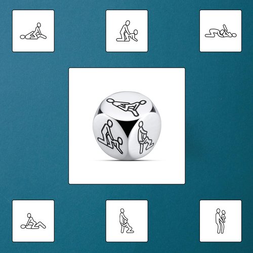 Stocking Stuffers for Men Women Christmas Valentine's Gifts for Boyfriend Husband White Elephant Gifts Santa Swap Gift Exchange Funny Dice Birthday Date Night Gifts for Him Her