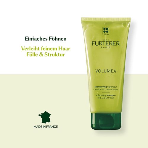Rene Furterer VOLUMEA Volumizing Shampoo, Fine Limp Hair, Thickening, Volume Enhancing, 6.7 Fl Oz (Pack of 1)