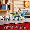 LEGO® NINJAGO® Jay’s Thunder Dragon EVO 71760 Building Kit Playset for Ages 6;Posable Dragon Toy