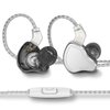 H HIFIHEAR KBEAR KB2208 1DD+2BA in Ear Monitor Headphone,Noise Isolating Earbuds HiFi Wired Earphone with 4 Core OFC Silver-Plated Cable for Musician Audiophile (Silver, with Mic)