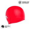 TYR Latex Swim Cap, Red