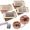 Nodspark Lazy Lashes - Dinner Radiant Allure | Pre-adhesive Instant Press-on Lash Clusters | No Glue Required | Lasts 3-7 Days | Easy To Apply | Stick And Go | Only Need Tweezers