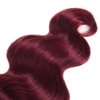 30 30 30 Inch 99J Human Hair Bundles Wine Red Body Wave Human Hair Bundles Brazilian Unprocessed Virgin Hair 3 Bundles Burgundy Bundles 99J Body Wave Bundles Human Hair Extensions