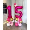 40 Inch Hot Pink 17 Number Balloons Giant 17 Balloons Hot Pink Birthday 17 Balloons 17th Birthday Anniversary Party Decorations Supplies
