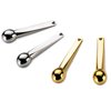 Lisapack 4 Pack Metal Eye Cream Applicator, Eye Serum Roller Ball Massager Stick for Reduce Depuffer, Massage (Silver&Gold)