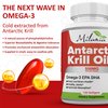 Antarctic Krill Oil - 120 Softgels - Omega-3 EPA, DHA, with Astaxanthin - Sourced from Red Krill - Maximum Strength - 500mg