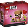 LEGO BrickHeadz Valentine's Bear 40379 Building Kit, New 2021 (150 Pieces)