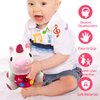 DMFJKJH Baby Unicorn Musical Toys, Infant Light Music Set, Christmas Birthday Gifts 6 12 18 Month, Stocking Stuffer Shower Basket 1 2 Year Toddler Boy (Unicorn)