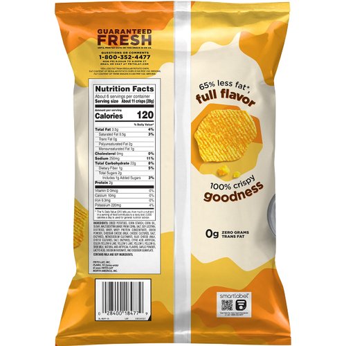 Baked Oven Baked Ruffles Cheddar Sour Cream, 6.25 Oz