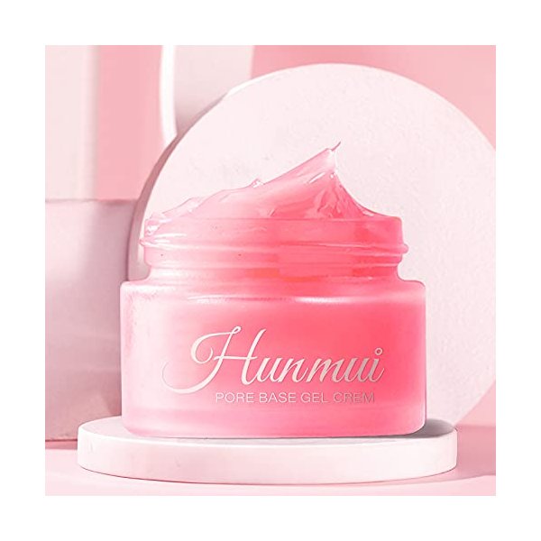 JISKG Hunmui Face Primer Pore Base Gel Cream，Magical Perfecting Base Face Primer Under Foundation Anti-Aging WrinklesShrink Pore Remove Fine LinesExfoliatingAnti-Oxidation.1Pcs