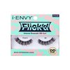 i-ENVY False Lashes Flick'd D-Curl Strip Lashes Volume Bouncy Natural Clear Band Cat Eye Dramatic Trendy Extensions Reusable Eye Lashes (08)