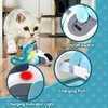BABORUI 3.0 Upgraded Cat Interactive Toy with 2-Speed Adjustment, Remote Control Cat Enrichment Toys for Indoor Cats, Automatic Cat Toys with Feathers, Rechargeable Moving Cat Toy Car for Indoor Cats