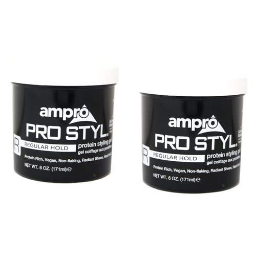 Ampro Style Protein Styling Gel, 6 oz (171 g) (Pack of 2)
