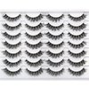 Pooplunch False Eyelashes Wispy Cat Eye Lashes Natural Clear Band Fluffy Short Faux Mink Eye Lashes Fake Eyelashes 14 Pairs Pack