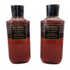 Bath and Body Works 2 Pack Men's Collection 2 in 1 Hair and Body Wash BOURBON.