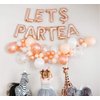LaVenty LET'S PAR TEA Balloons Tea Party Birthday Banner Tea Party Decorations Lets Par-Tea Party Decor Par Tea Baby Shower Par Tea First Birthday Decoration Flower Garland (Floral Banner)