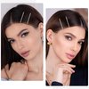 Amariver 24 Pcs Silver and Gold Rhinestone Bobby Pins Small Crystal Bobby Pins Bulk for Lady Women Sparkly Hair Clips Shiny Glitter Hairpins Styling Hair Accessories for Women Girls 12Pcs Per color