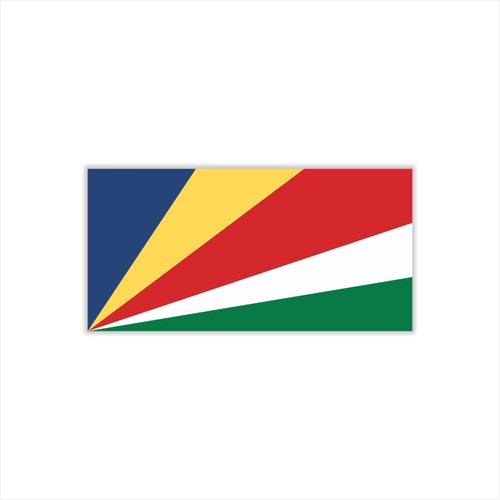 Womaha 30 Sheets Seychelles Flag Temporary Tattoos Fans Face Tattoo Stickers for Adults Kids Group Activity Props