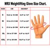 MRX Weight Lifting Gloves Pro Series Gym Fitness Workout Bodybuilding Leather Glove Men/Women Red (Medium)