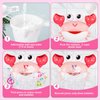 Gigilli Crab Baby Girl Bath Toys, Rechargeable Bath Bubble Machine for Toddlers Valentines Day Gifts, Bathtub Bubble Maker with Music Control for Kids Ages 1-3 6-12 12-18 Months Birthday Gifts