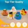 Rubber Duck Toy Duckies for Kids - 50 Pack - Sensory Play, Stress Relief, Stocking Stuffers, Bath Birthday Gifts Baby Showers Classroom Incentives, Summer Beach and Pool Activity - Style 2