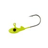 Bobby Garland Crappie Pro Mo' Glo Glow-in-The-Dark Jig Heads for Soft Plastic Crappie Fishing Baits, Accessories for Freshwater Fishing, Pack of 10, Chartreuse Glo, 1/16 oz