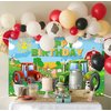 Avezano Farm Birthday Backdrop for Kids Green Grass Farm Tractor Birthday Party Decorations Farm Animals Theme Birthday Banner 70.8 x 43.3 Inch