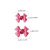 Beavorty 40pcs Bow Nail Decoration Pink Accessories Resin Jewelry Dark Pink Bow Tie 3D Bow Nail Art Ribbon Bowknot Ornament Manicure DIY Charms Nail Art Jewelry Bow Charms Nail Art Supplies