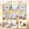 Christmas Party Gifts, Christmas Money Box for Cash Pull, Christmas Money Pull Box with Snowman Card and Transparent Bags, Christmas Money Pull Box, Christmas Money Pull Box for Kids Adults