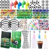 Moncinday 232Pcs Soccer Party Favors, Soccer Party Supplies for Kids, Soccer Theme Birthday Party Decoration for Soccer Carnival Prizes, Pinata Filler Soccer Goodies Bag Fillers Stuffers