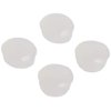 Speedo Unisex Swim Training Silicone Ear Plugs , White, 2 Pair (Pack of 1)