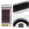 Qeelasee Faux Mink Silk Eyelash Extensions 0.03mm D Curl 10mm Semi-Permanent Individual Lashes Extension Professional Salon Use