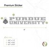 Desert Cactus Purdue University Sticker Boilermakers Name Logo Vinyl Decal Laptop Water Bottle Car Scrapbook (8 Inch Sticker)