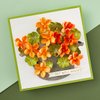 Spellbinders Nasturtium and Galvanized Wash Bucket Etched Dies, Metal