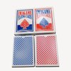 IMAGAME Plastic Playing Cards, Poker Size, Casino Quality, Jumbo Index, Waterproof & Washable, Perfect for Texas Hold’em Poker, 1 Blue Deck & 1 Red Deck