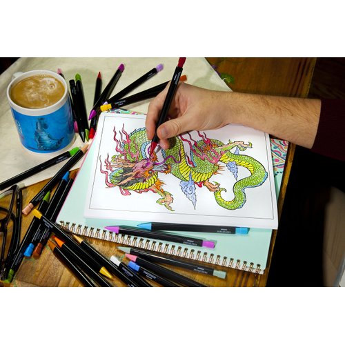 Zebra Pen Zensations Mechanical Colored Pencils, 2.0mm Point Size, Assorted Colored Lead, 12-Count