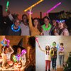 Jishi Light Up Pop Tubes 8-Pack LED Glow Sticks Bulk Halloween Glow in The Dark Party Favors Supplies, Kids Christmas Birthday Party Decorations, Sensory Light Up Fidget Tubes Toys for Kids Boys Girls