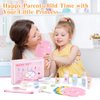 Ehome Wooden Beauty Salon Play Set Wooden Makeup Toy Set for Toddler Pretend Play Skin Care Learning Toys, Play Wood Spa Set with Face Mask Christmas Birthday Gifts for 3-8 Years Old