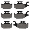 LOCOPOW Brake Pads Compatible with Can Am Outlander 400 500 650 800 800R Max 2007-2015 Renagade 500 800 2007-2011 DS650 2000-2007 （Pack of 3）
