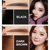 Go Ho 6 PCS Eyebrow Eye Liner Pencil Set,Easy to Color Sweatproof Eye Brow Pencil,Professional Long-lasting Eyeliner Gel Makeup Brow Tint Pen,3 Colors(Black,Brown,Dark Brown)