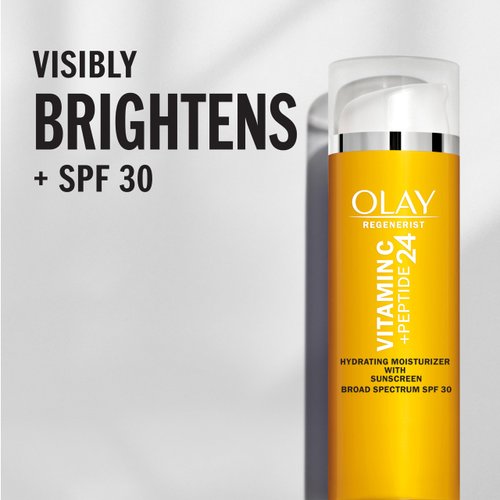 Olay Regenerist Vitamin C + Peptide 24 Face Moisturizer, SPF 30, 1.7 oz