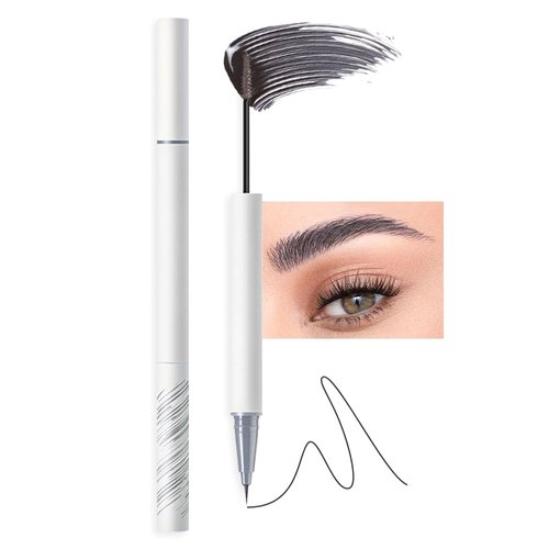 PROFESSIONAL MAKEUP Lift & Snatch Eyebrow Tint Pen, Ultra-Fine Waterproof Eyeliner Liquid Eyebrow Pen Longlasting Women Perfect Eye Makeup delineador impermeable para delinear cejas (black)