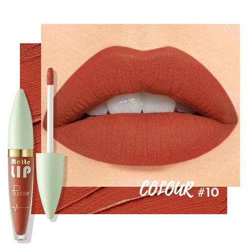 ZUK Matte Liquid Lipstick for Women, Long Lasting Lipstick, Highly Pigmented Lip Stain, Smudge-proof, Waterproof, Cruelty-free and Vegan