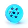 Viru Children Toy Crystal Glass Ball Stars，Anime Collectibles New Gift Box Set of 7Pcs 43Mm/1.7 in Diameter