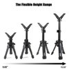 BZTAC Tactical Compact Rapid Shooting Rest Hunting Tripod Adjustable Height Rifle Shooting Tripod 360° Rotation V Yoke Holder, Durable Aluminum Construction for Target Shooting, Hunting and Outdoors