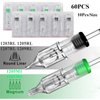 Tattoo Cartridge Needles - Yugui 60Pcs Tattoo Needles 1203RL 1205RL 1207RL 1209RL 1205M1 1207M1 for Tattoo Liner and Shader for Tattoo Kit Tattoo Machine Tattoo Supplies